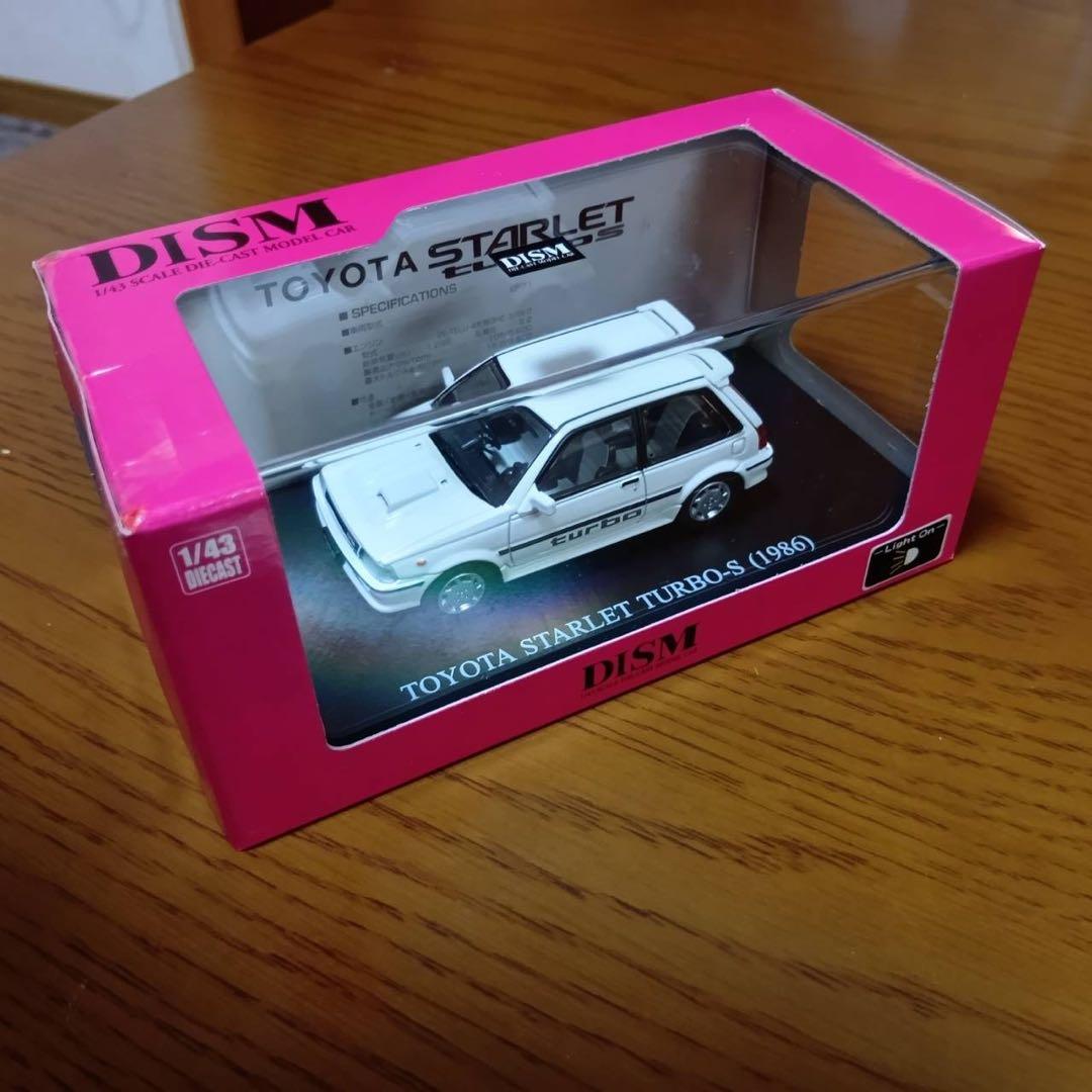 DISM ディズム　トヨタ　スターレット　ターボ-S 1986年式　1/43