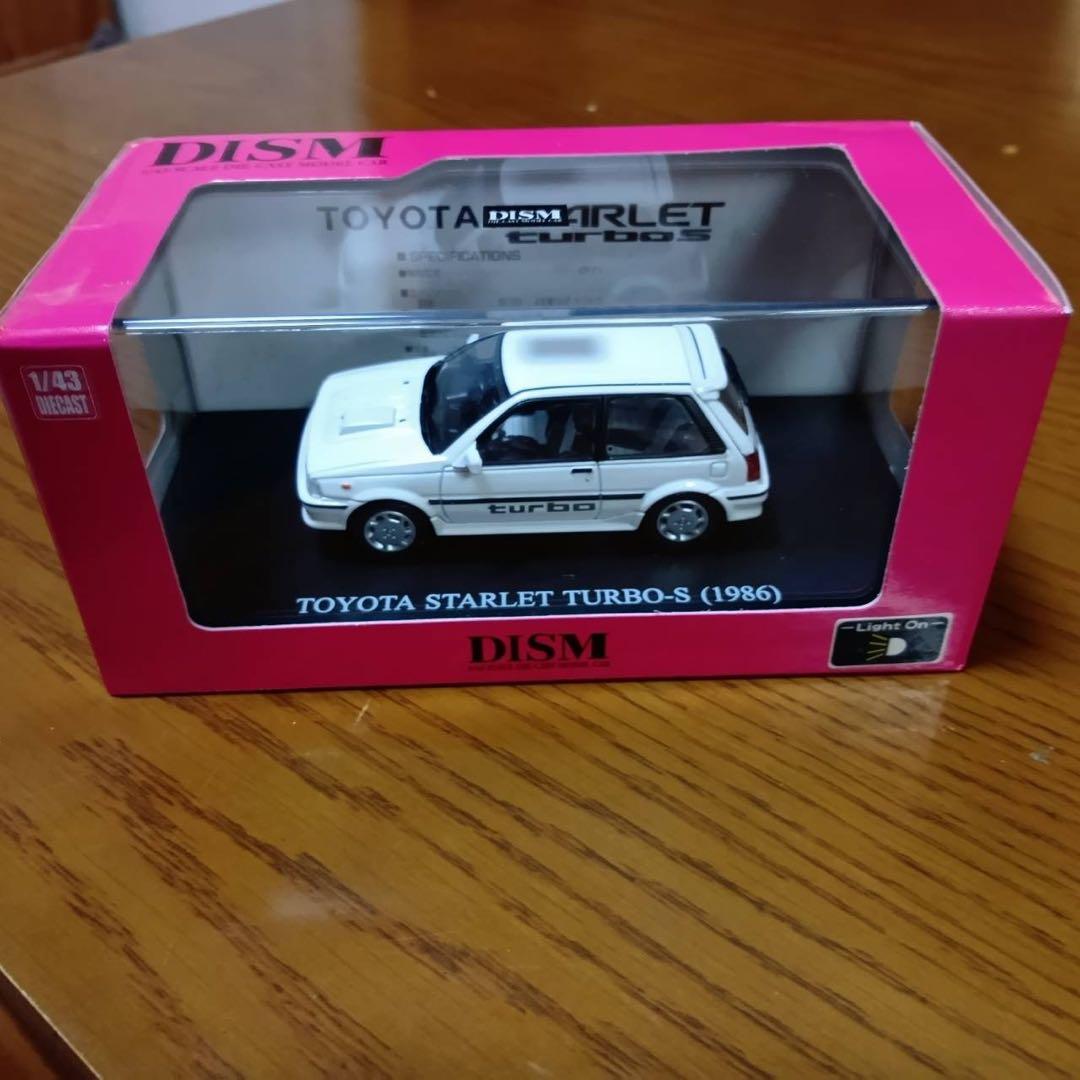 DISM ディズム　トヨタ　スターレット　ターボ-S 1986年式　1/43
