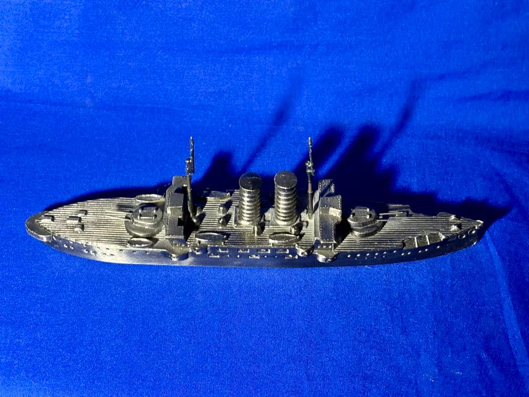 極美 絶版希少品 三笠保存會 戦艦三笠 文鎮 置物 模型 日本海軍 軍艦 東郷