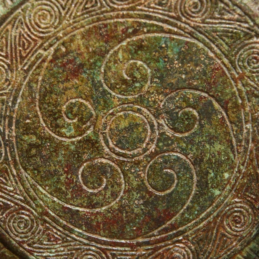 縁起物　古美術　双龍吊鐘 青銅製置物 インテリア　時代物