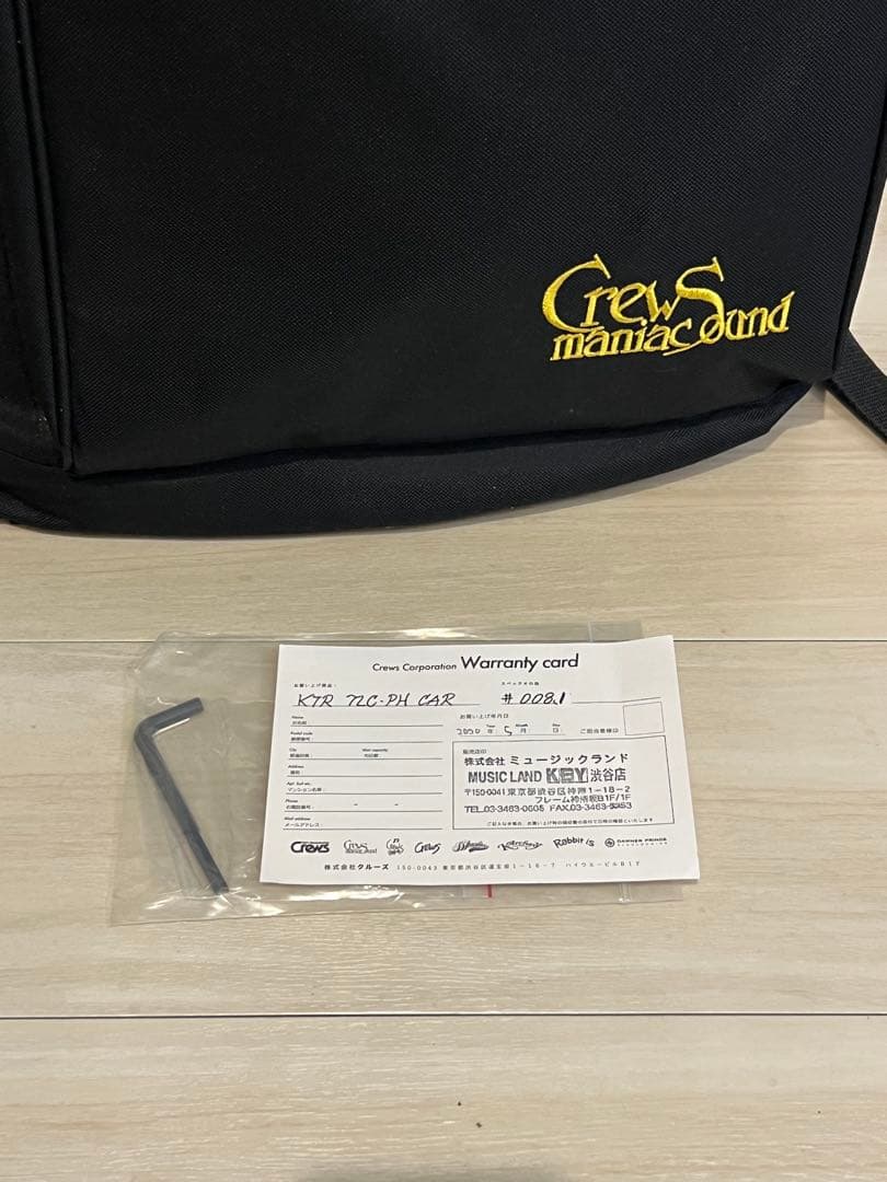 Crews テレキャスター　ギグバッグ付 キャンディアップルレッド