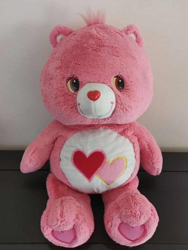 ☆新品・未使用☆ケアベア ぬいぐるみ ふわふわ ラブアロット ハート