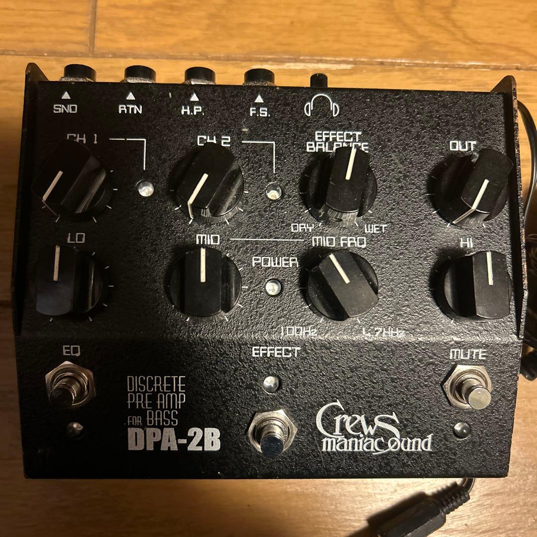 Crews Maniac Sound DPA-2B プリアンプ