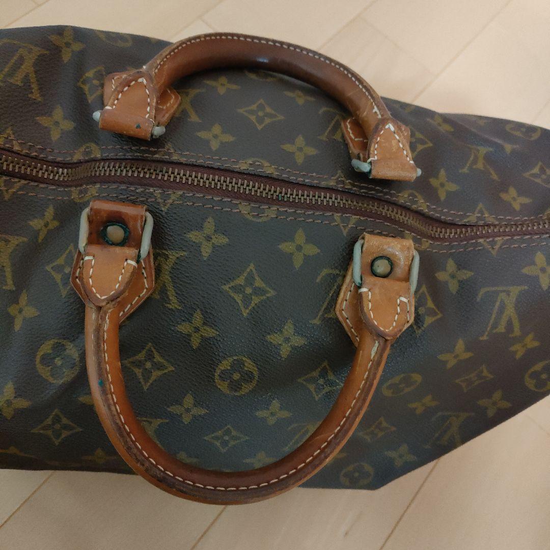 【送料込】Louis Vuitton モノグラム ボストンバッグ　一部要補修