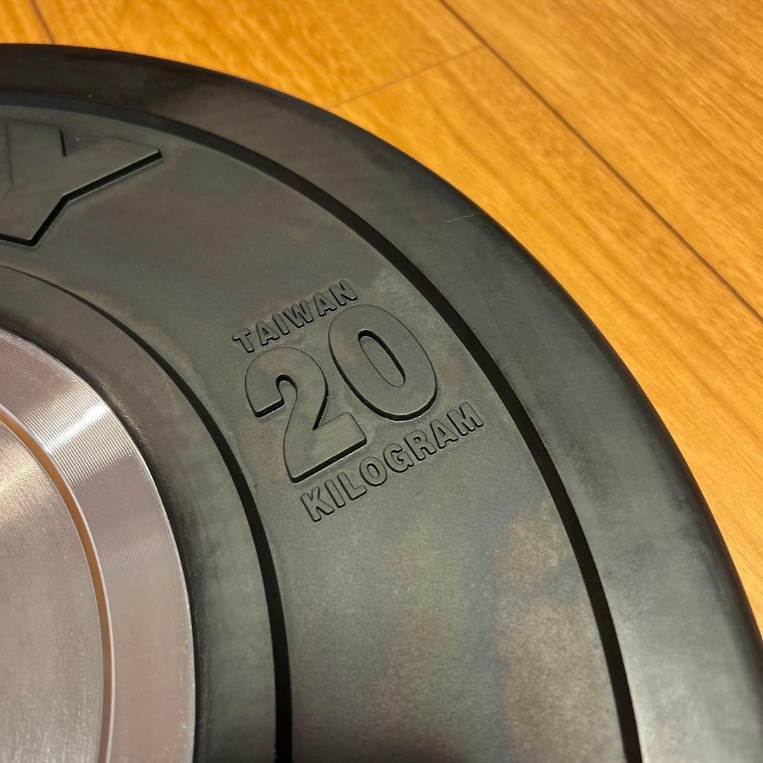 ①GYMWAY ジムウェイ 20㎏ 薄型プレート(②と個別に購入して下さい)