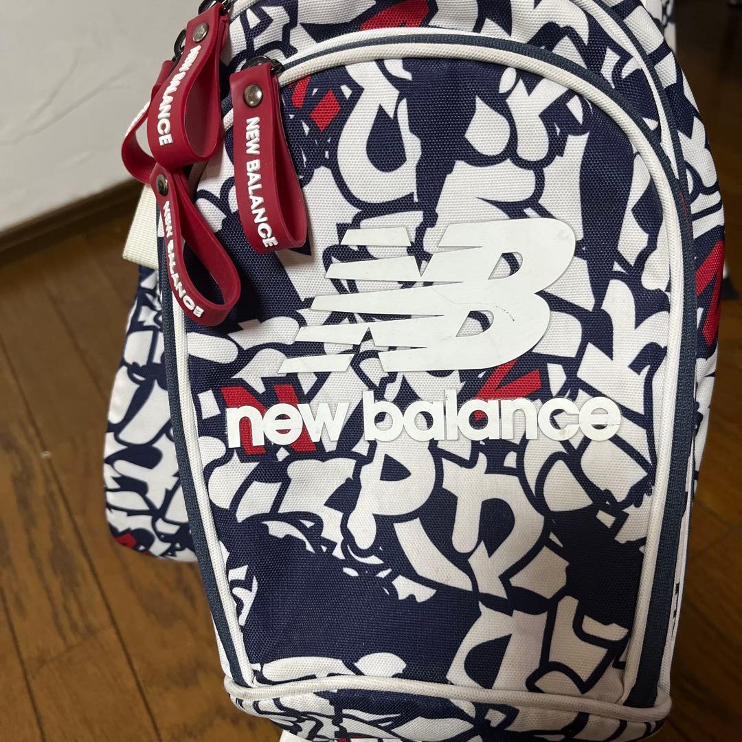 【美品】NEW BALANCE スタンド式　軽量キャディバッグ