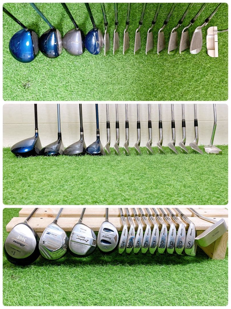 H3.ミズノ　初心者オススメ　メンズセット　ゴルフクラブ　14本 右利き