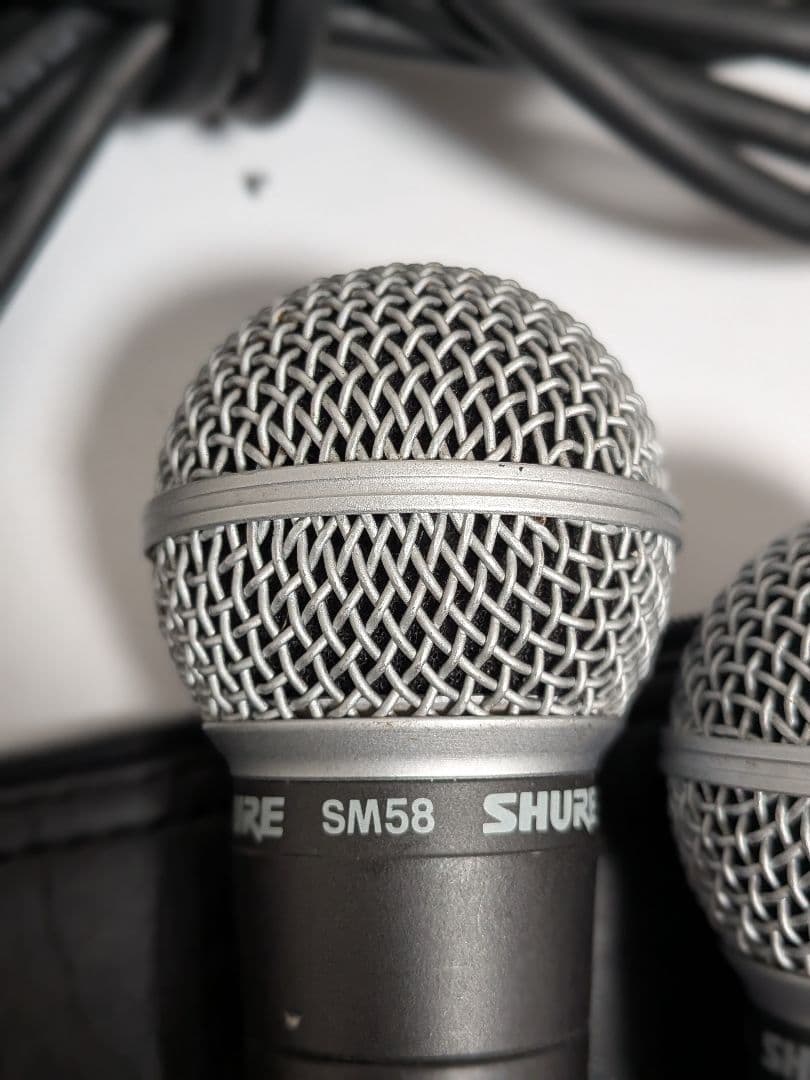 SHURE SM58 ダイナミックマイク 2本セット