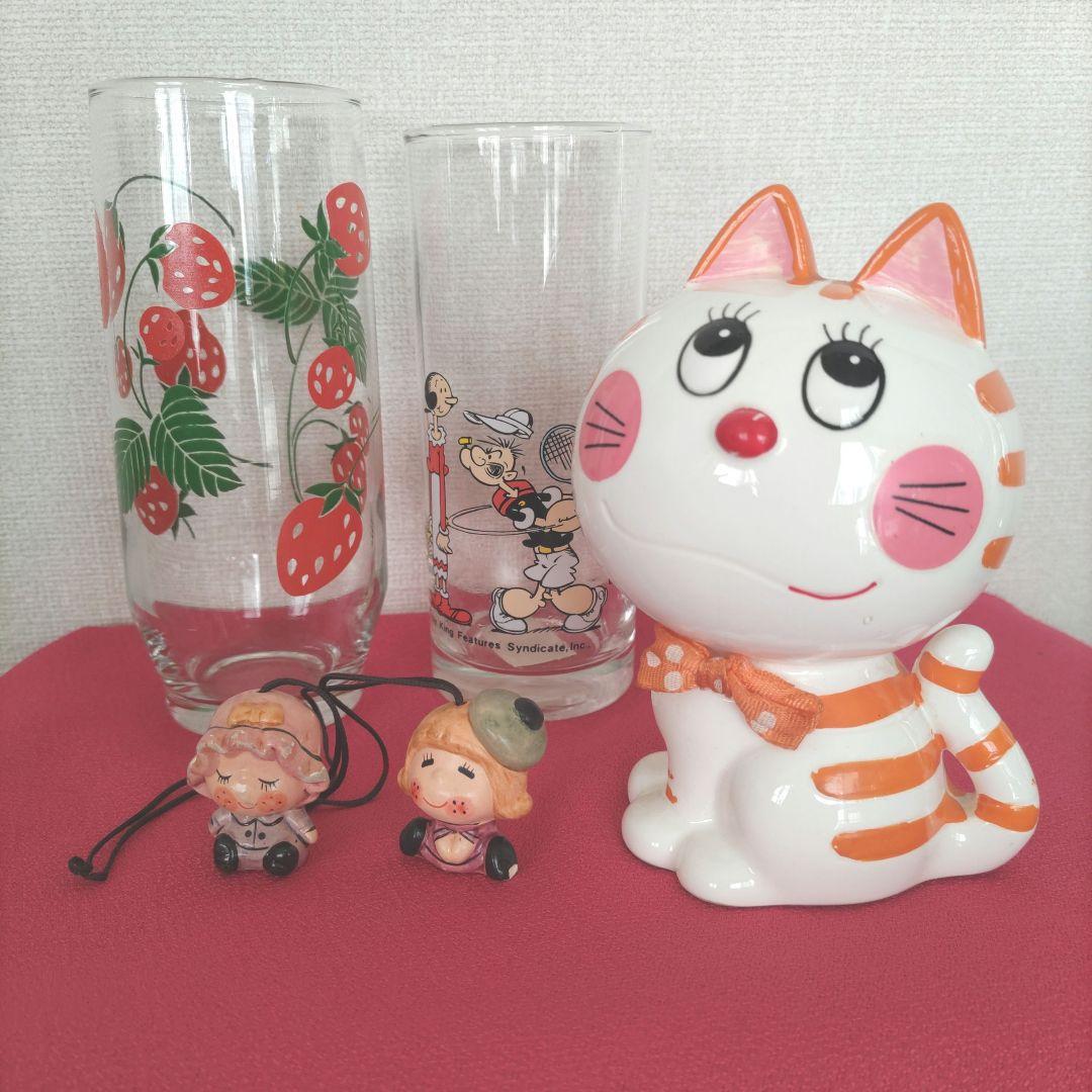 昭和レトロ雑貨 内藤ルネ猫貯金箱