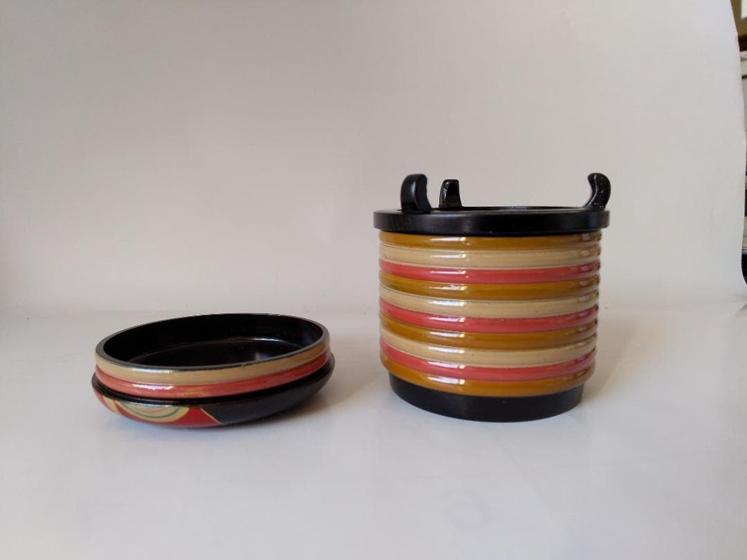 中村宗悦 作 歌仙 貝桶型茶器 漆絵 共箱 共布 漆器 漆芸 抹茶 茶道具 新品