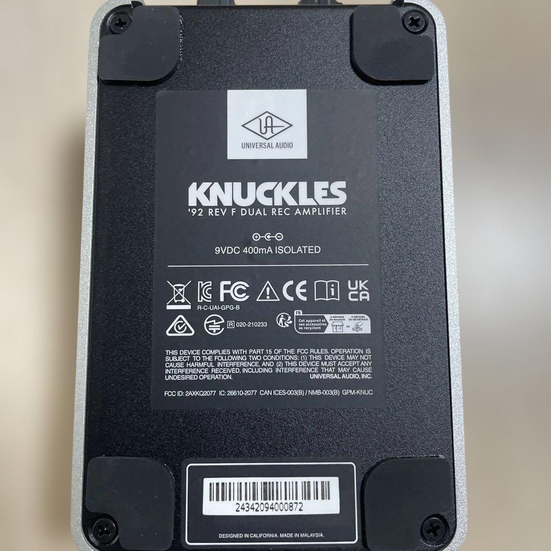 【Universal Audio】UAFX・KNUCKLES（ナックルズ）