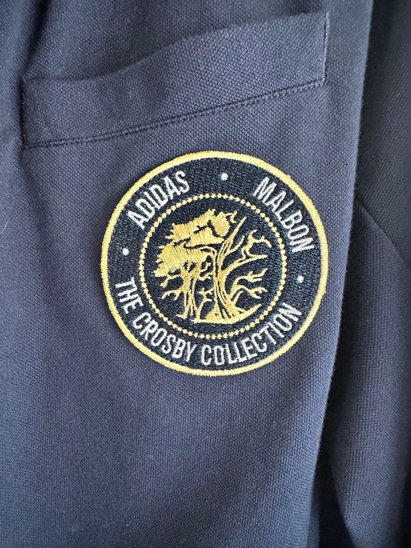 【Malbon×adidas マルボン×アディダス】コラボ　ジャケット　紺ブレ
