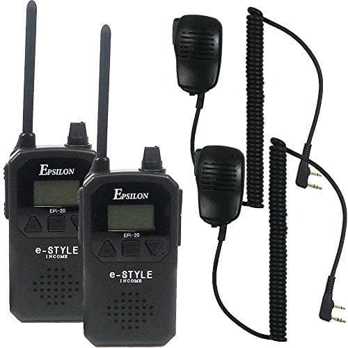 インカム EPi-20 2台セット 免許不要 VOX機能付き