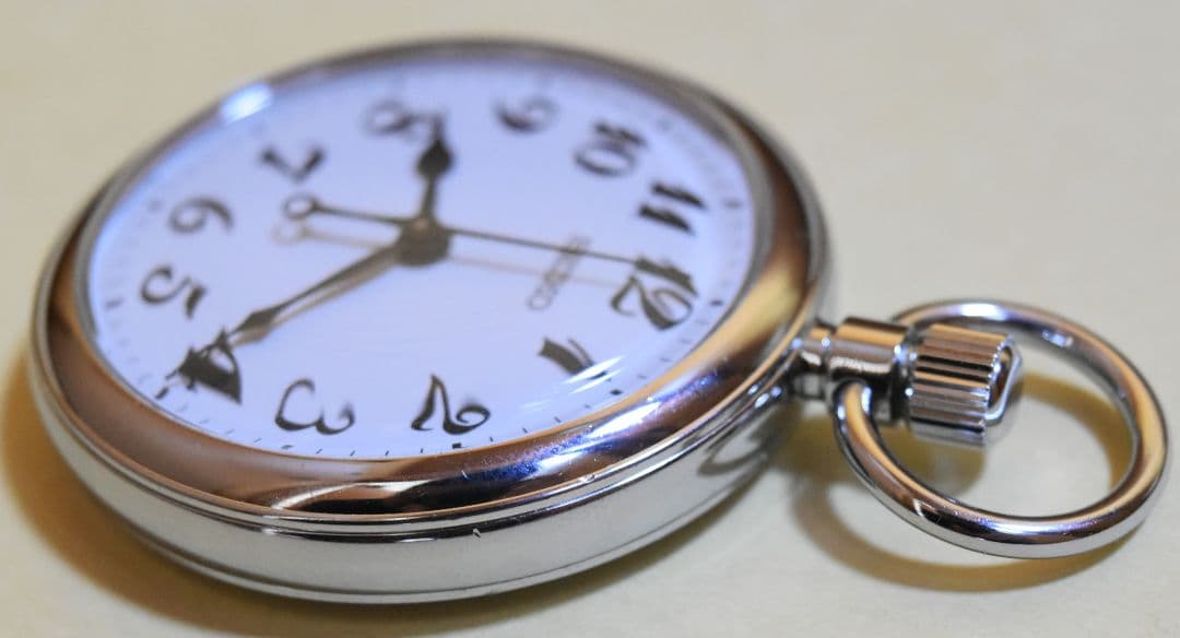 ~電池交換済・動作確認済~JR東日本 三鷹車掌区刻印済　SEIKO 懐中時計