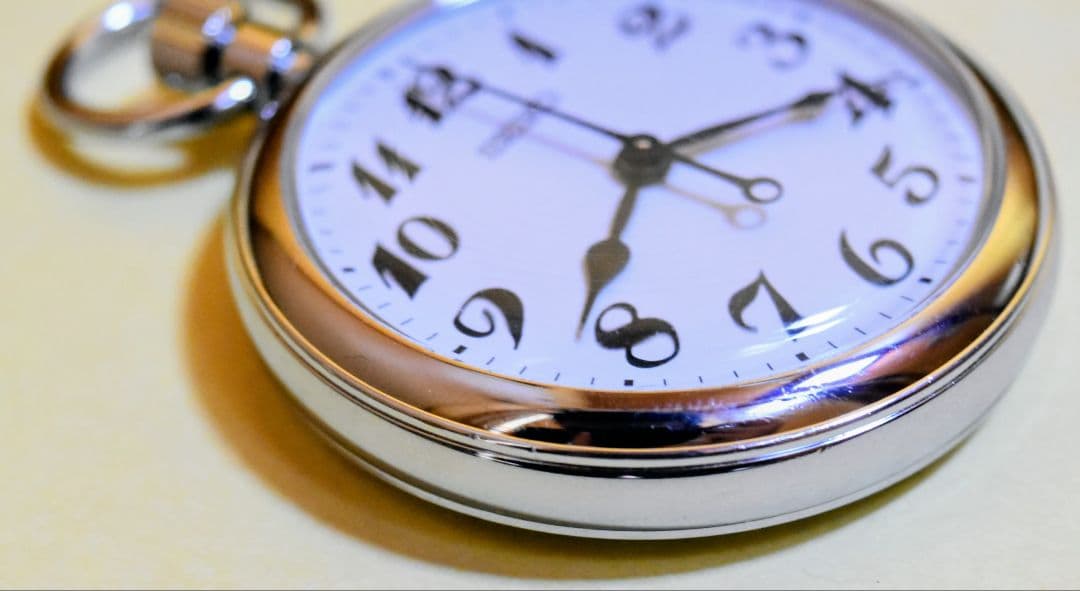 ~電池交換済・動作確認済~JR東日本 三鷹車掌区刻印済　SEIKO 懐中時計