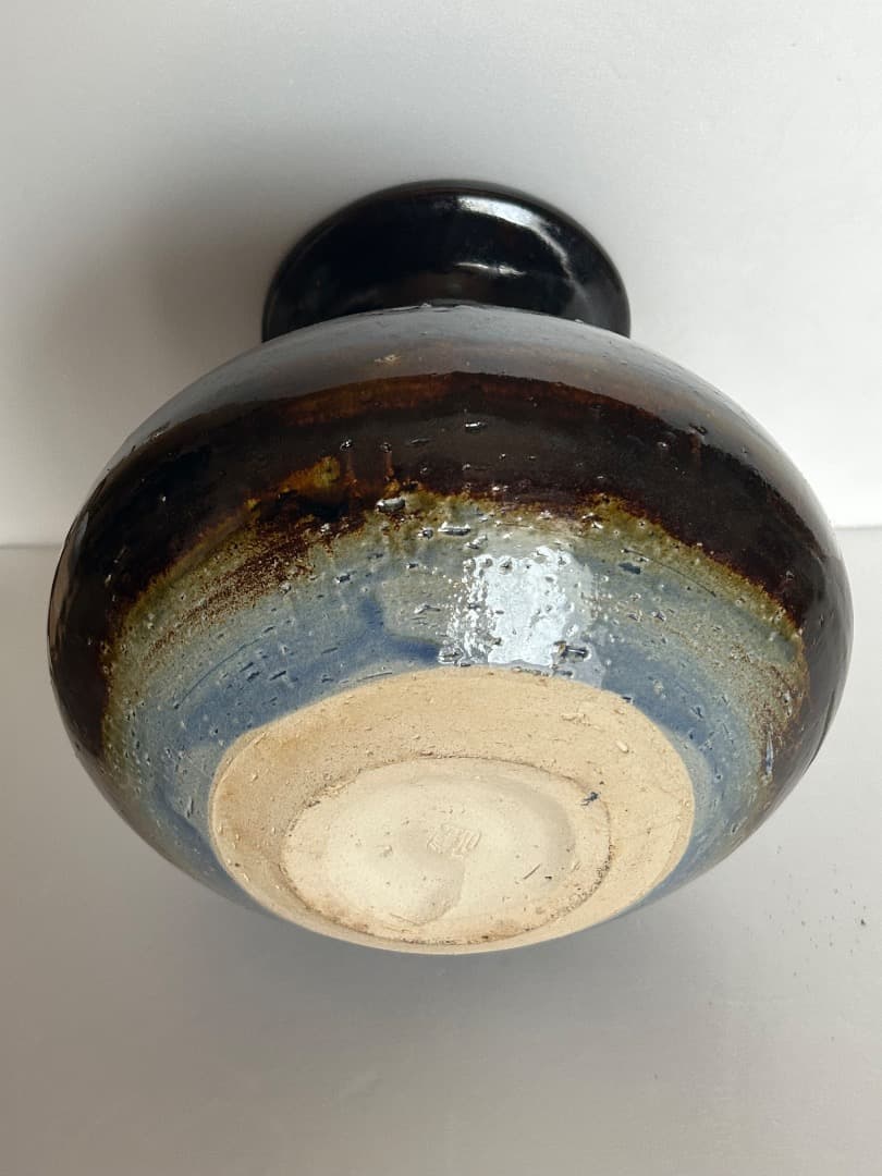 釉彩花瓶　(中島翁介 作)