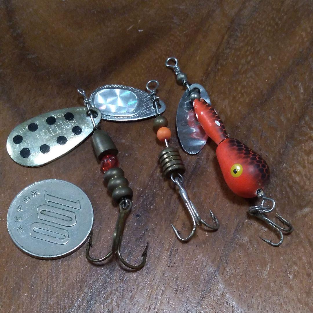3点セット40年前のルアースピナー昭和ロマン