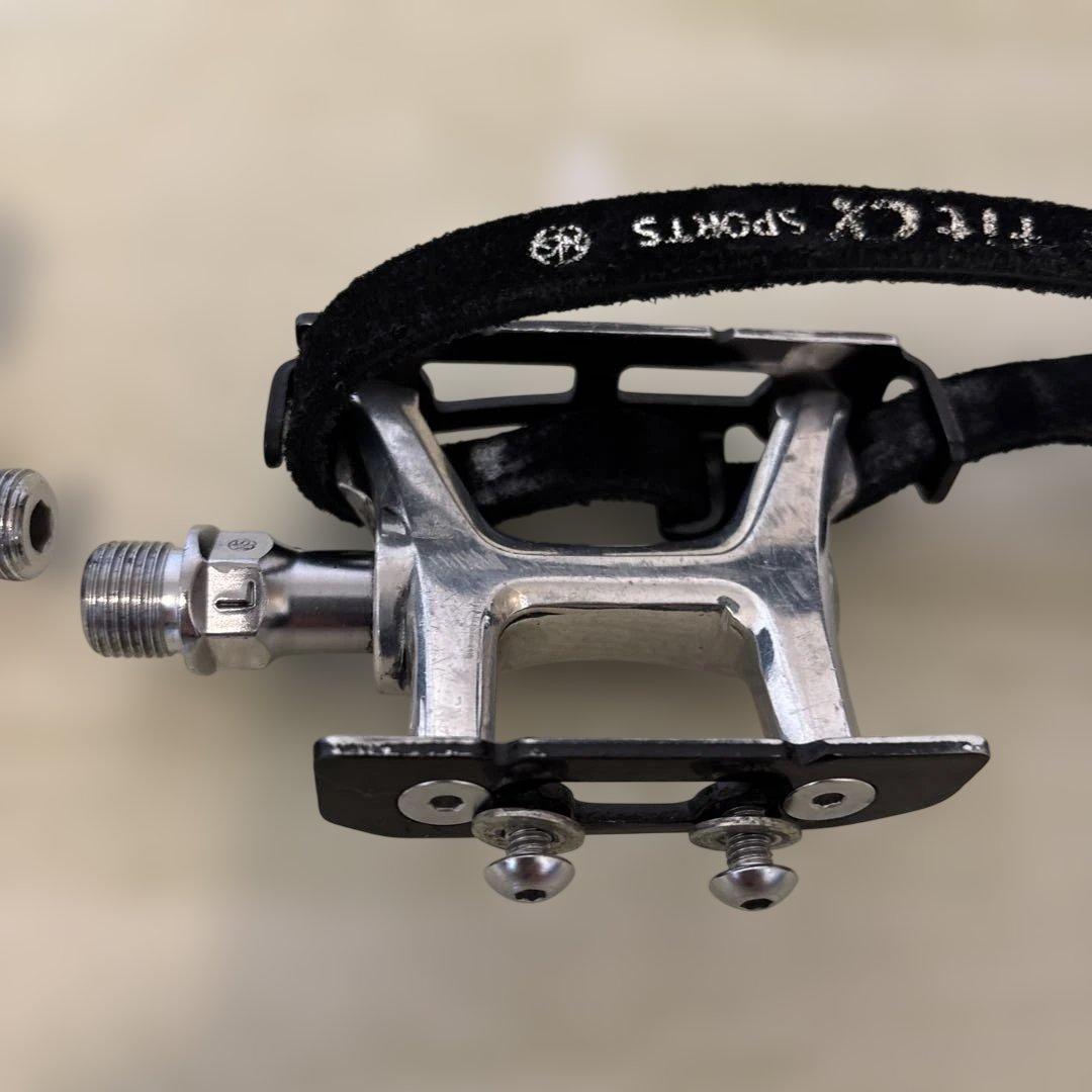 競輪、トラック競技用ペダルのセット