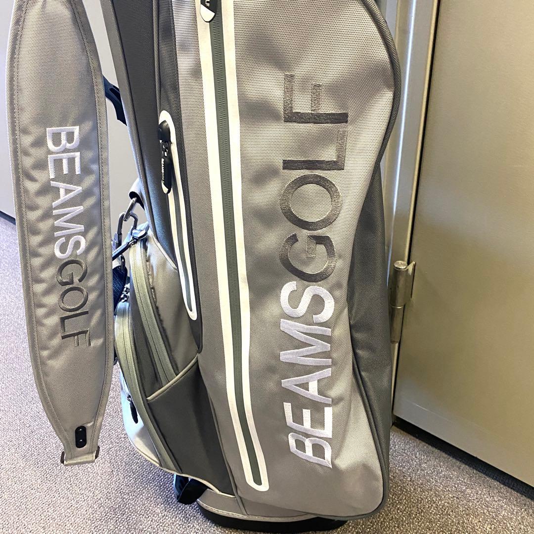 BEAMS GOLF スタンドキャディバッグ 9型 グレー