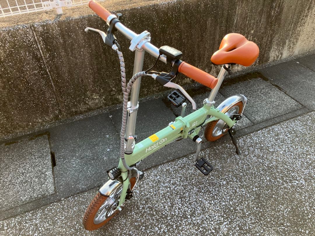 【引取限定】折りたたみ電動アシスト自転車【Holdon Q1J 】