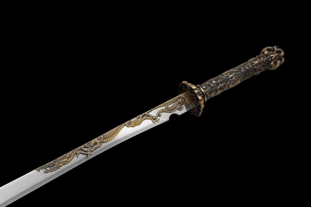 【墨影唐刀】古兵器 武具 刀装具 日本刀　模造刀 居合刀 武士道 鑑賞用 美術刀