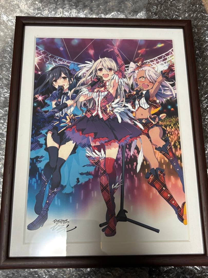 Fate/kaleid liner プリズマ☆イリヤ サイン入り複製原画