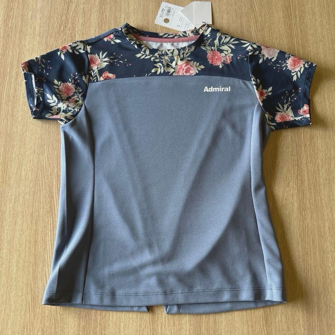 カネ様　レディーステニスウエア ゲームシャツスコートセットアップ　L