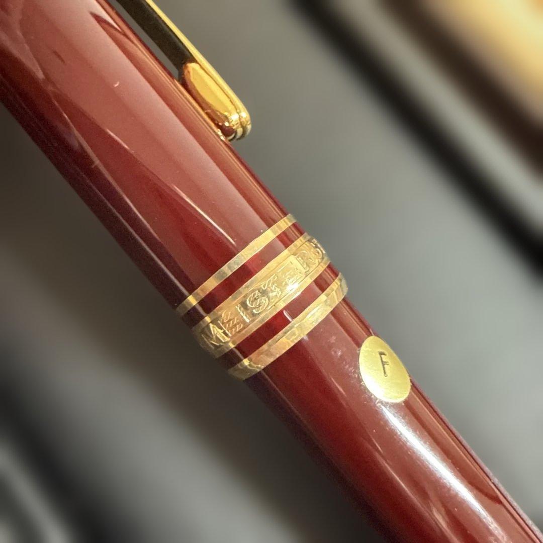 モンブラン 万年筆 マイスターシュテュック ボルドー 14k F細