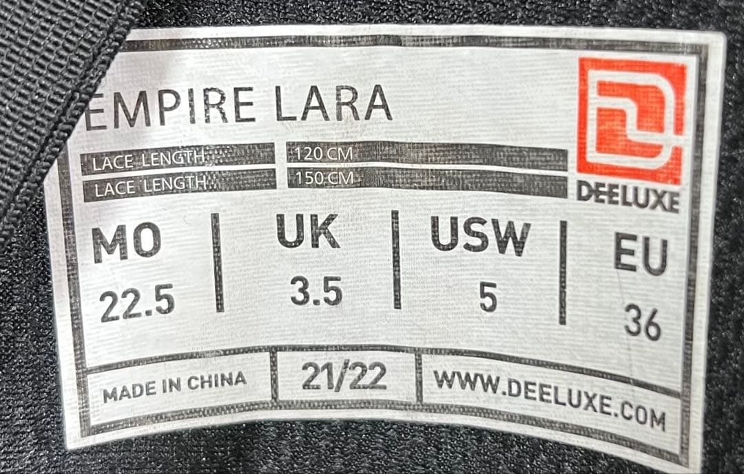【即日発送】DEELUXE EMPIRE LARA 22.5cm21-22モデル