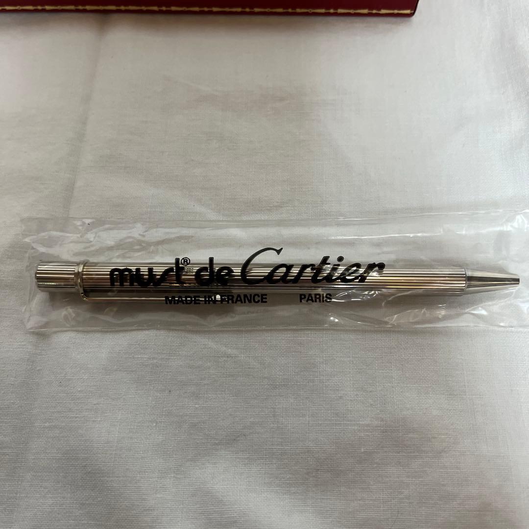 未開封品 must de Cartier カルティエ ボールペン シルバー高島屋