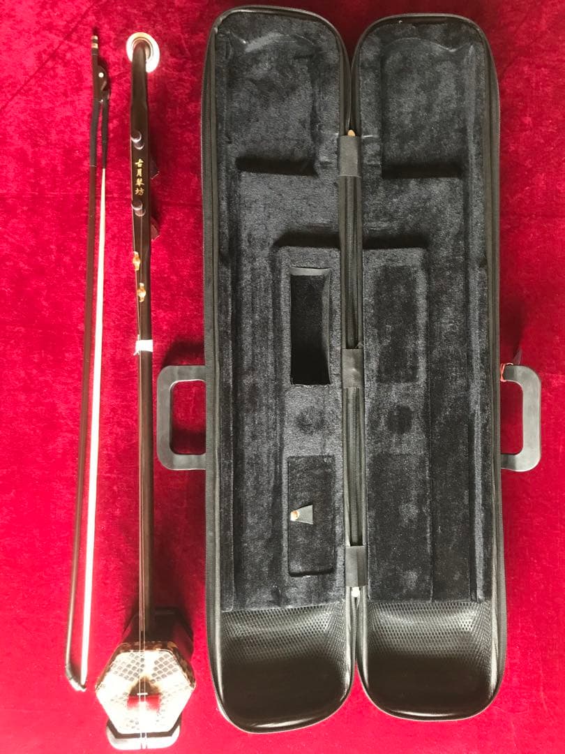 低音二胡(ニ泉胡)★紅木★古月琴坊・万其興製作★十年保証★1200人100％評価
