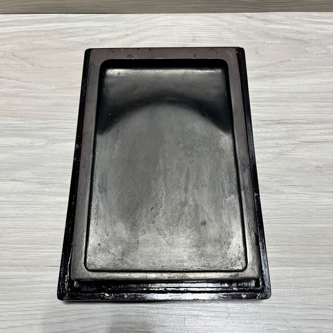 大型　硯　木箱入　228mm