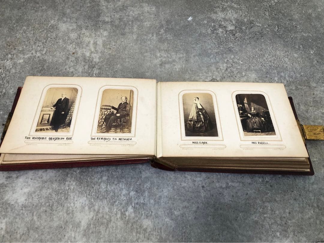 フランス　写真　アルバム　古写真　当時物　書