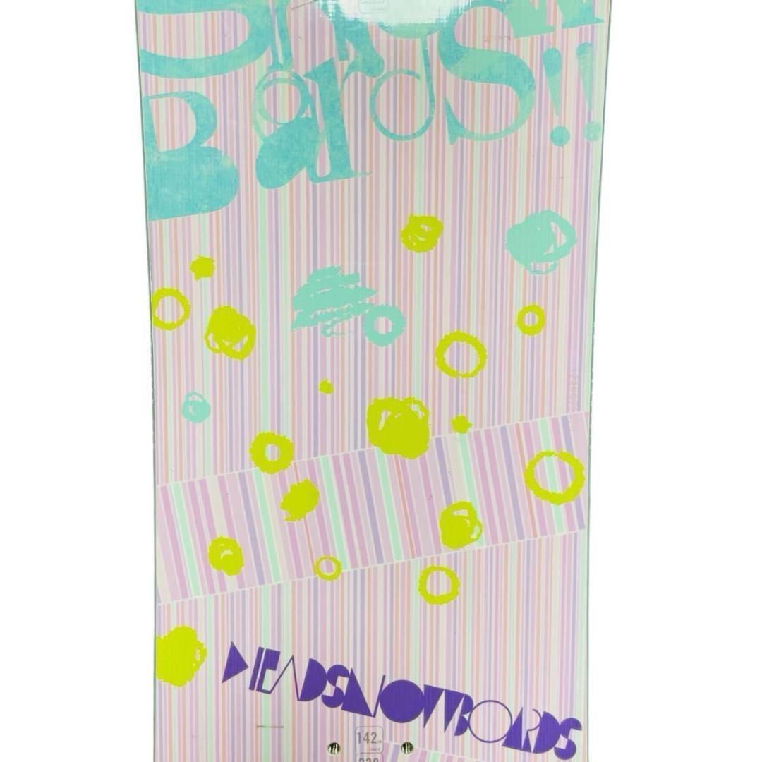 【初心者でも乗りやすい♪】スノボセット「HEAD×SPOON」142 レディース