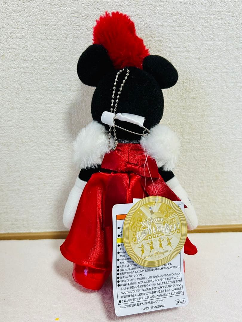 ビッグバンドビート デイズニーシー ミッキー ミニー ぬいぐるみバッチ 3点