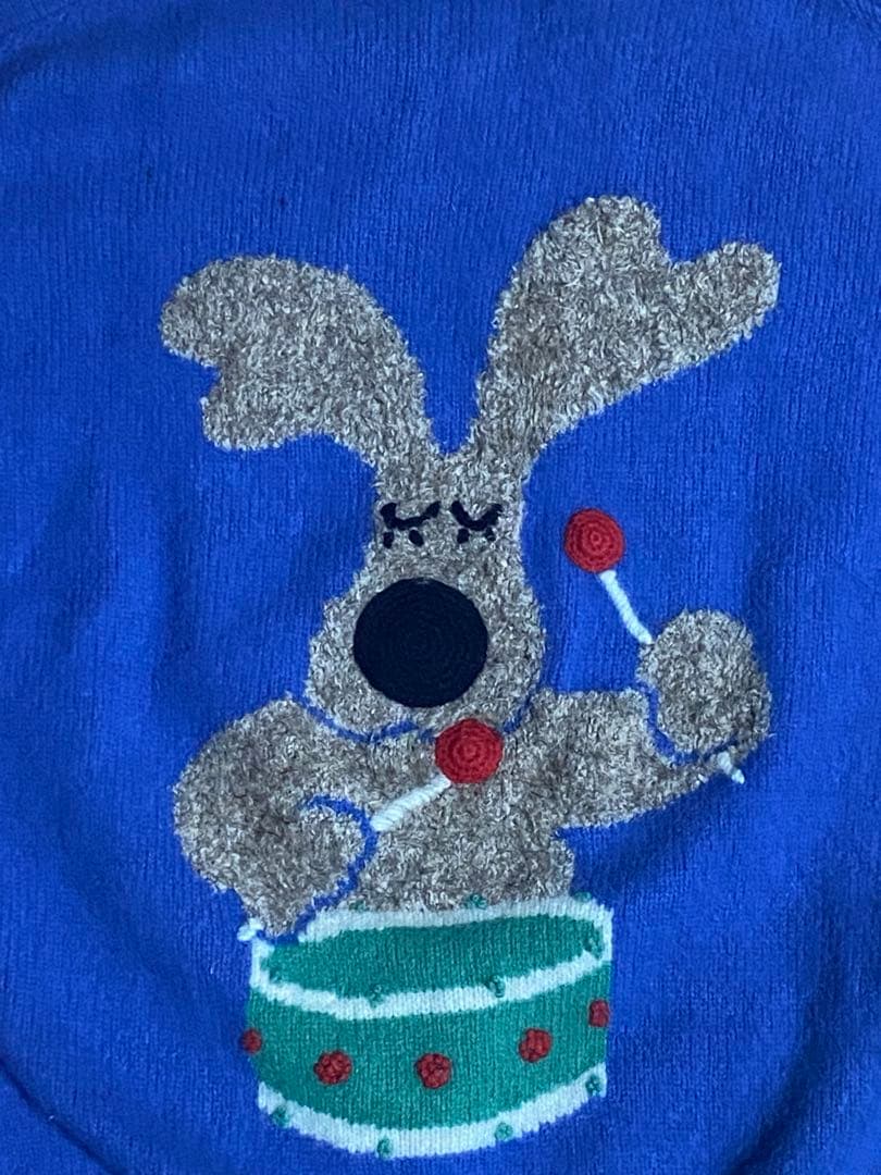 MIEKO UESAKO セーター カシミヤ混　ブルー系