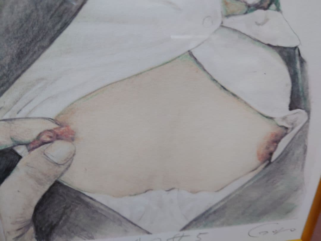 石川吾郎 「CAの女 5」絵画 リトグラフ 真筆