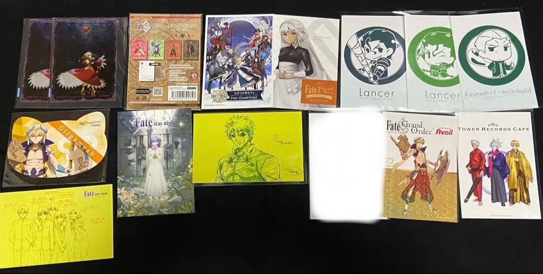 fate fgo ポストカード コースター 色紙 ブロマイド
