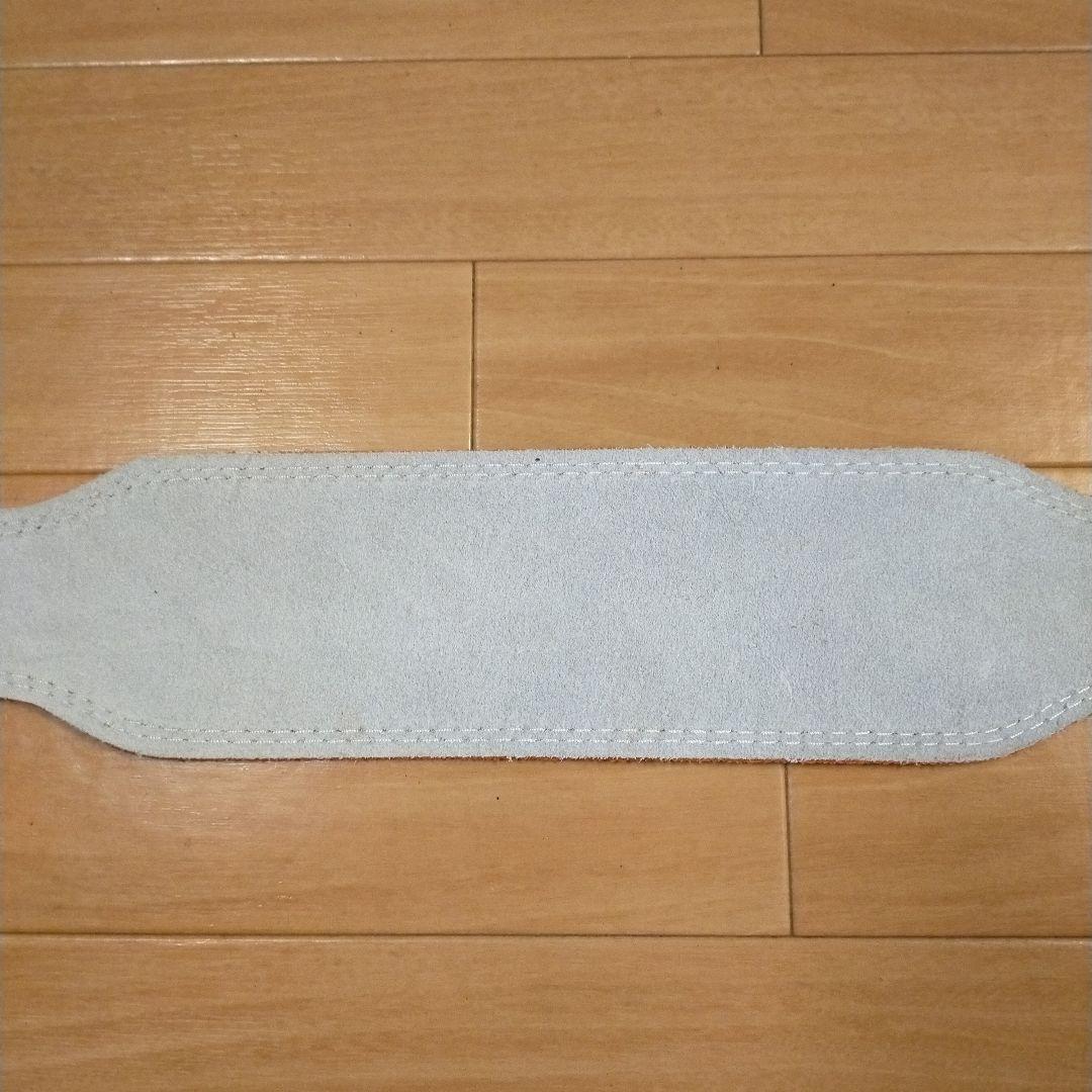 【未使用】GOLD'S GYM高級レザーウェストベルトEXピンクゴールドジム