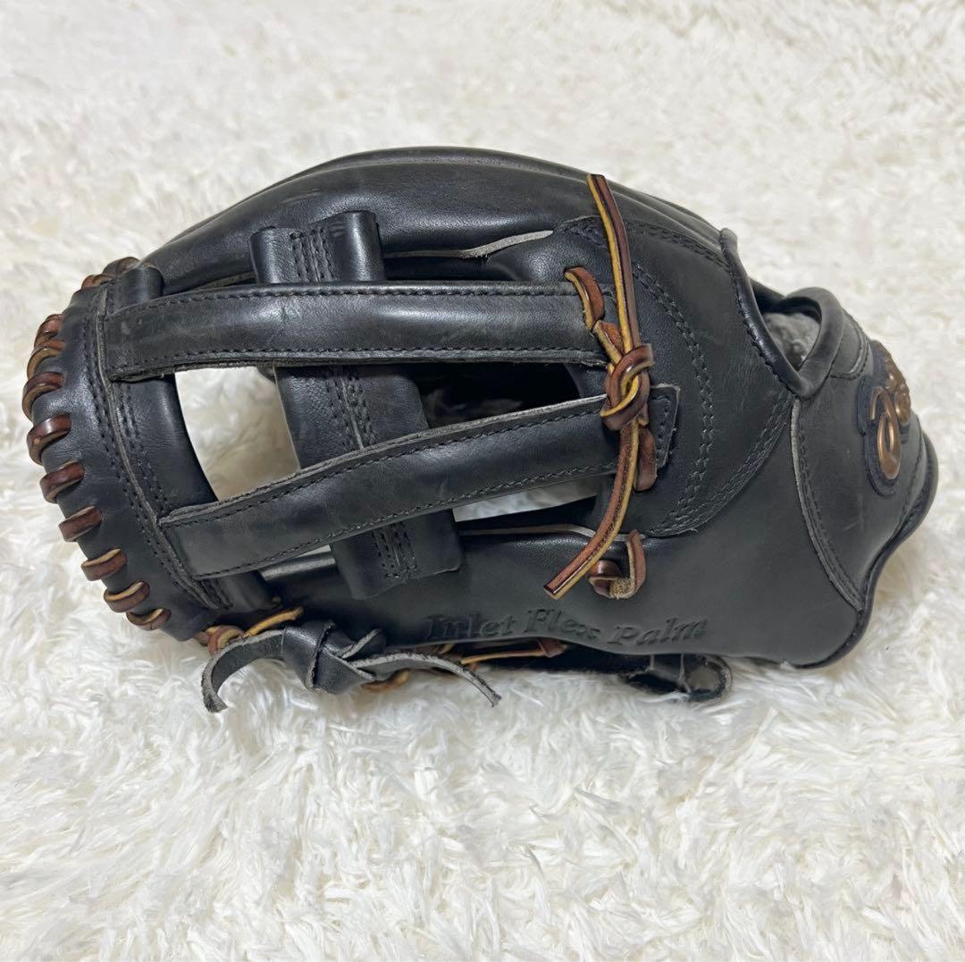 【美品】 AMBITIOUS アンビシャス 硬式用　グローブ 左投げ　ASICS