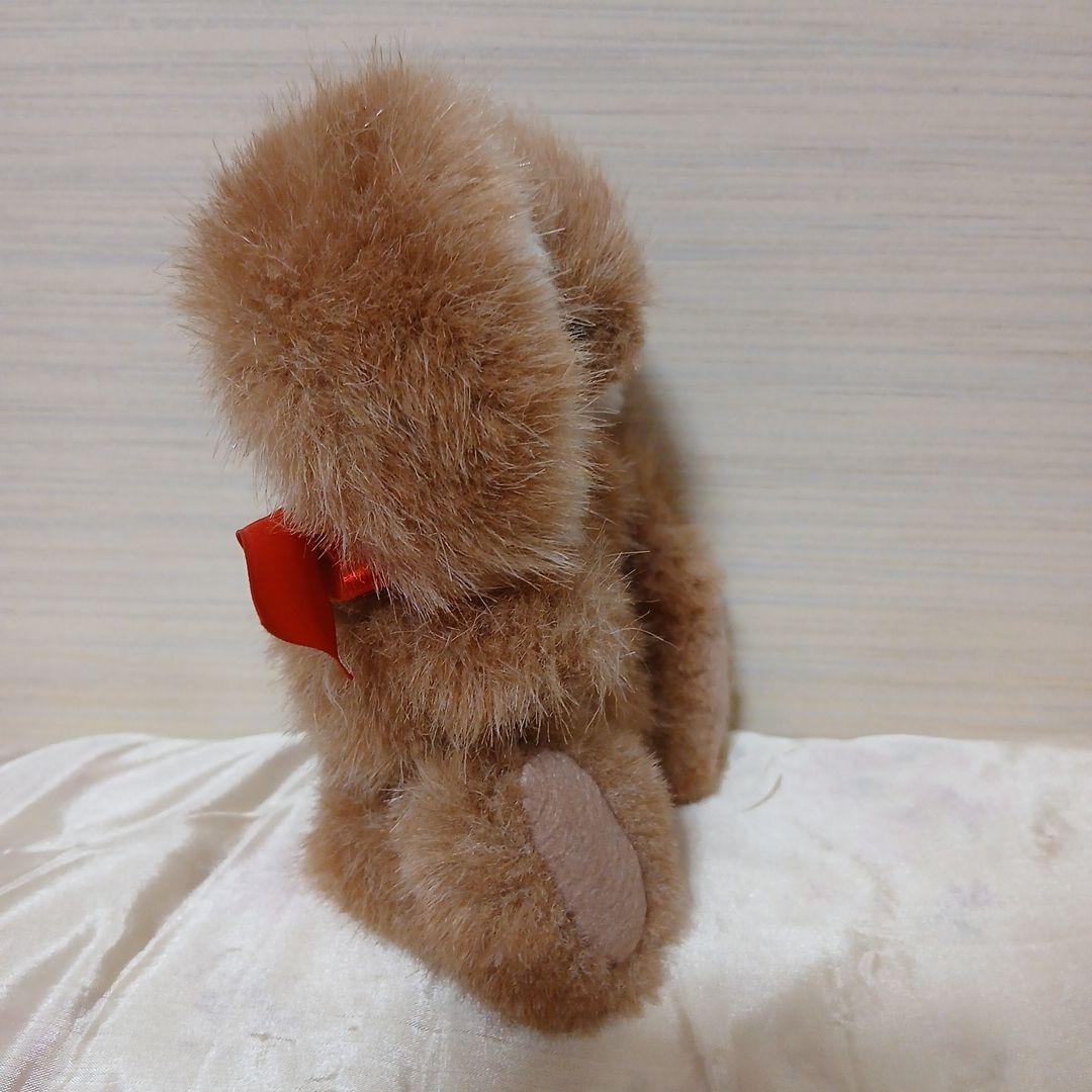 作家様　茶色のうさぎさん　ぬいぐるみ