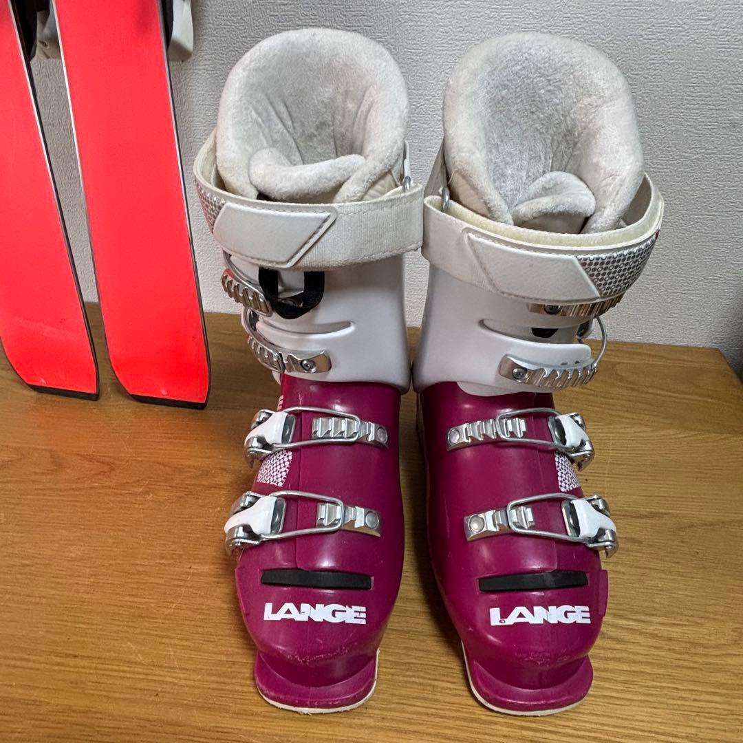 ジュニアスキーセット　ロシニョール　120cm 21-21.5cm ブーツ付