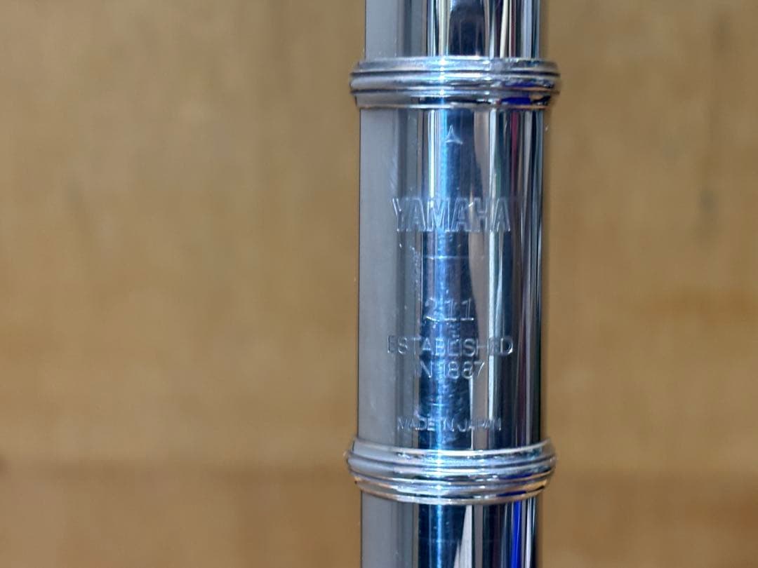 YAMAHA フルート 211 レザーバッグ ケース付き