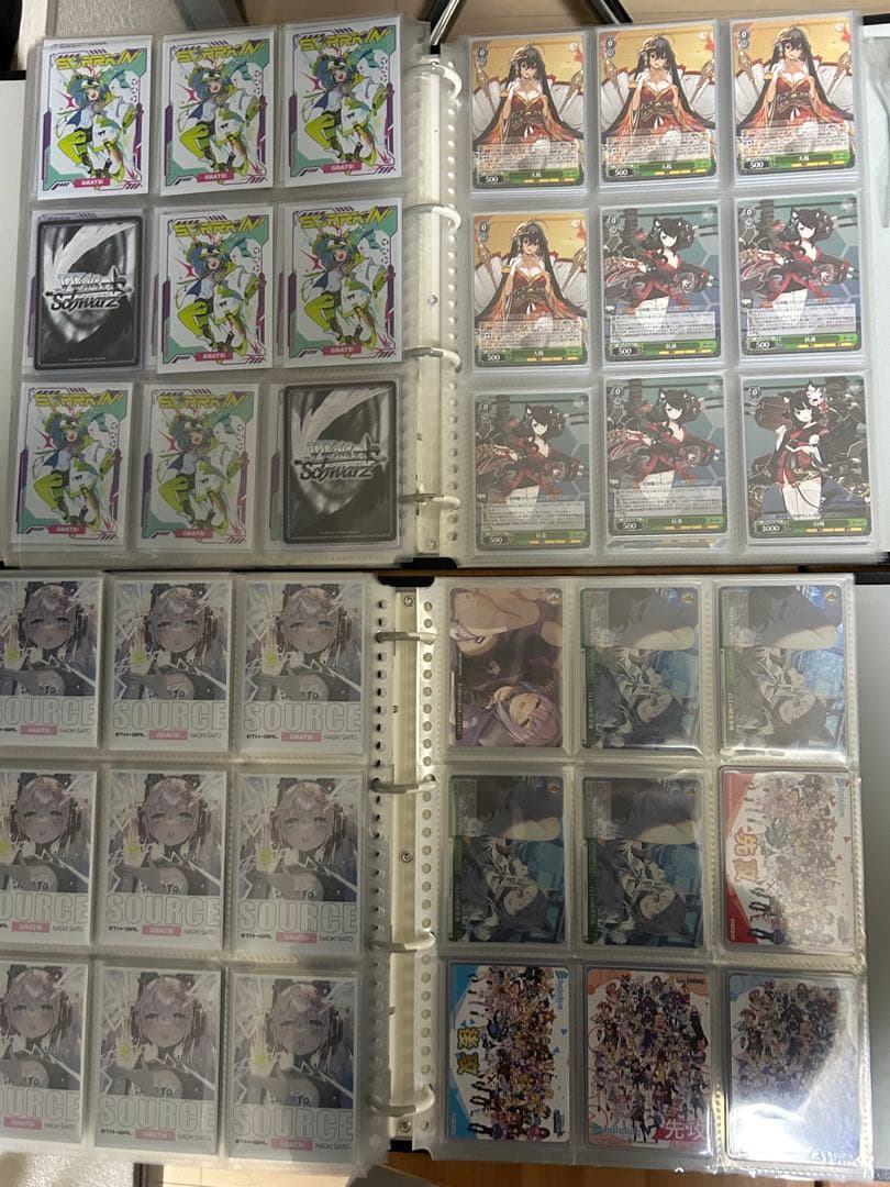 ヴァイスシュヴァルツ　引退品　デッキ　デッキパーツ　プレイマット