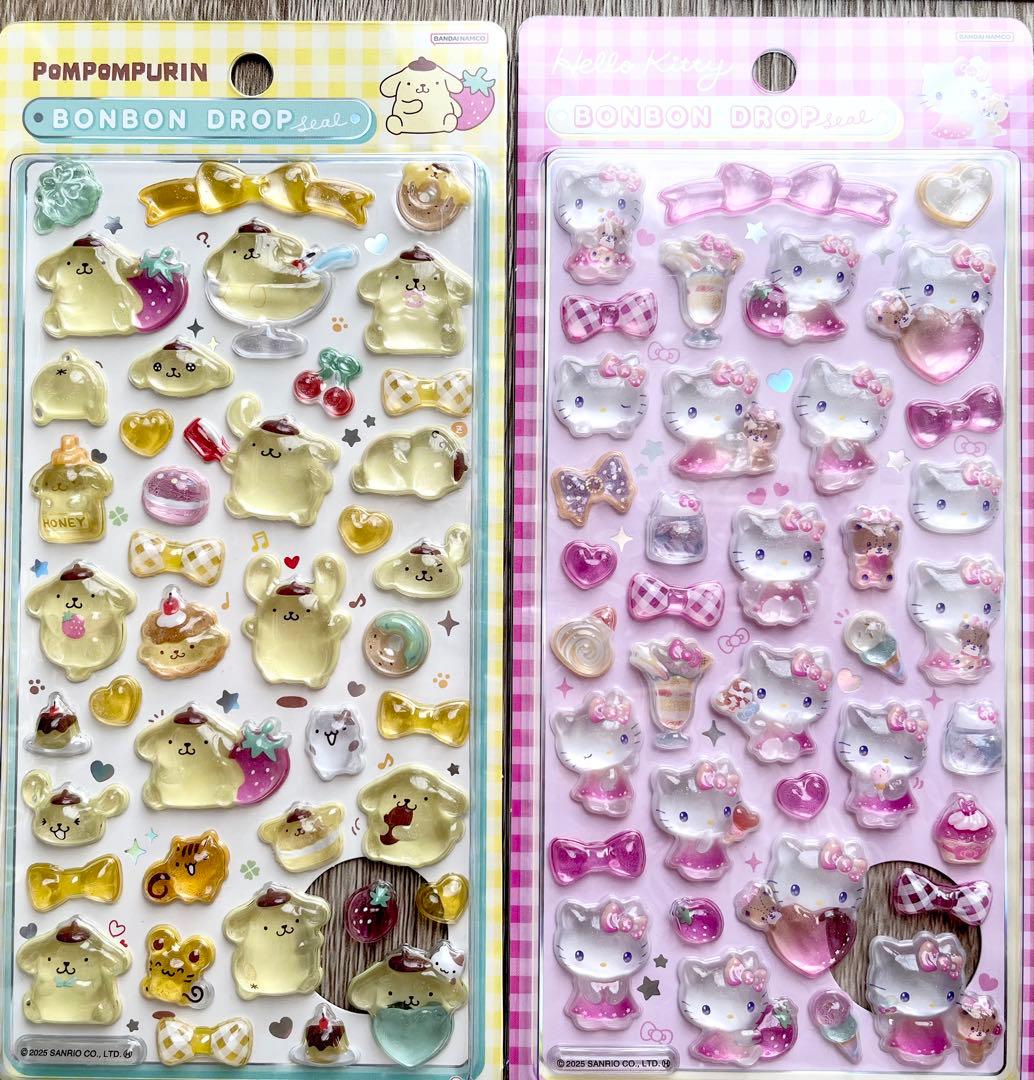 【正規品】ボンボンドロップシール　サンリオ　第二弾　5種