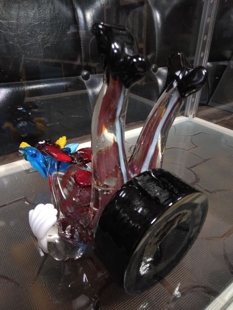 ムラーノガラス ガラス細工 イタリア製 ピエロ 道化師 ヴィンテージ 希少