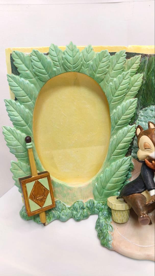 【100周年記念品】ディズニー チップとデール クラリス ブック型フォトフレーム