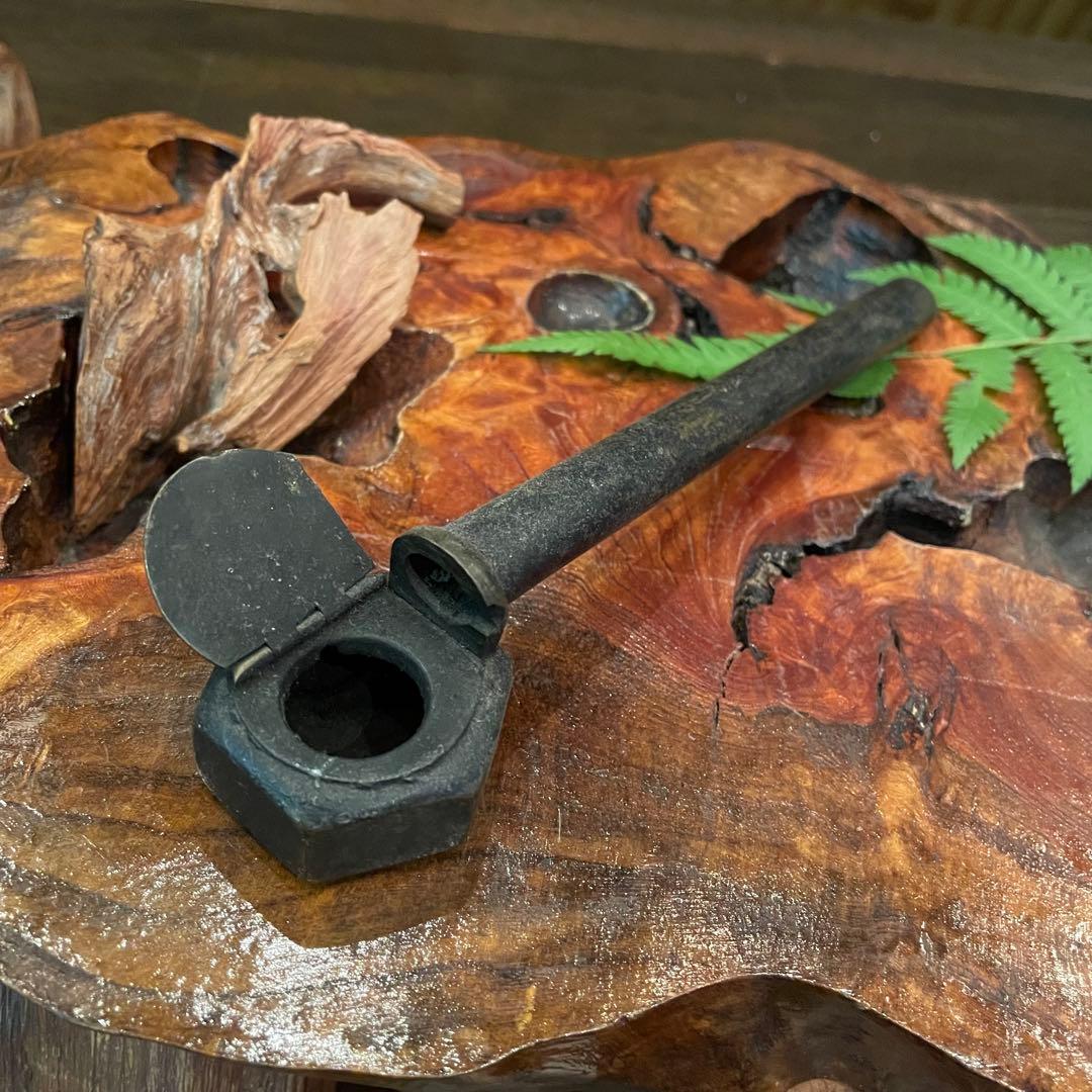 六角 矢立☆骨董 アンティーク 古道具 数奇 工芸 文豪 美術 俳諧 侘び寂び