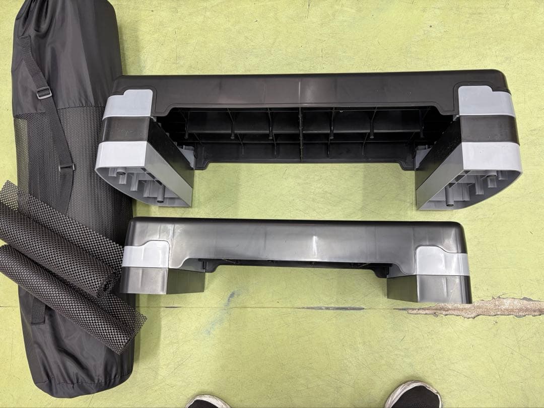 クレエ　creer エクササイズステップ台　踏み台二つセット　マットセット