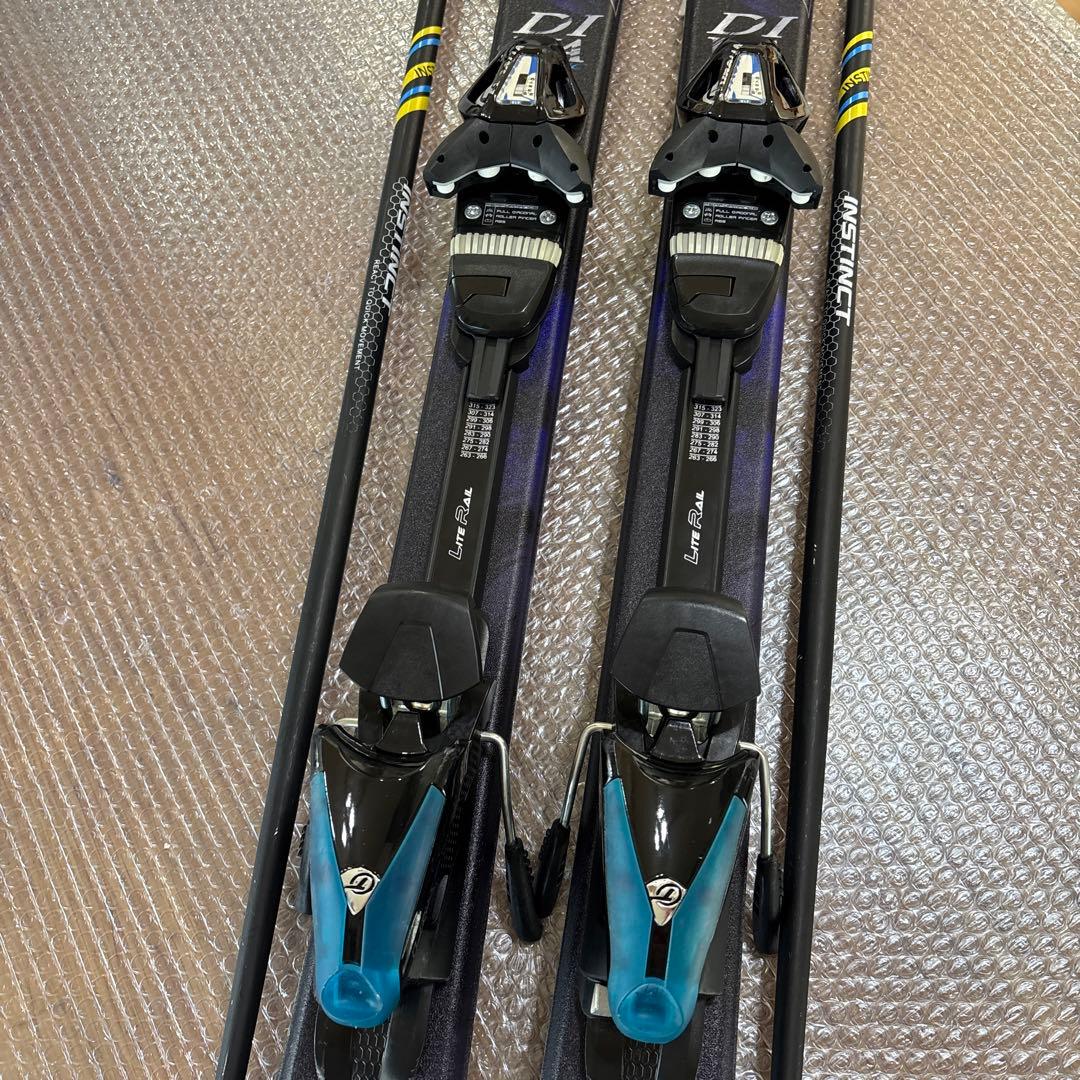 hart DIVA 152cmスキー板　工具不要　head 107cmストック